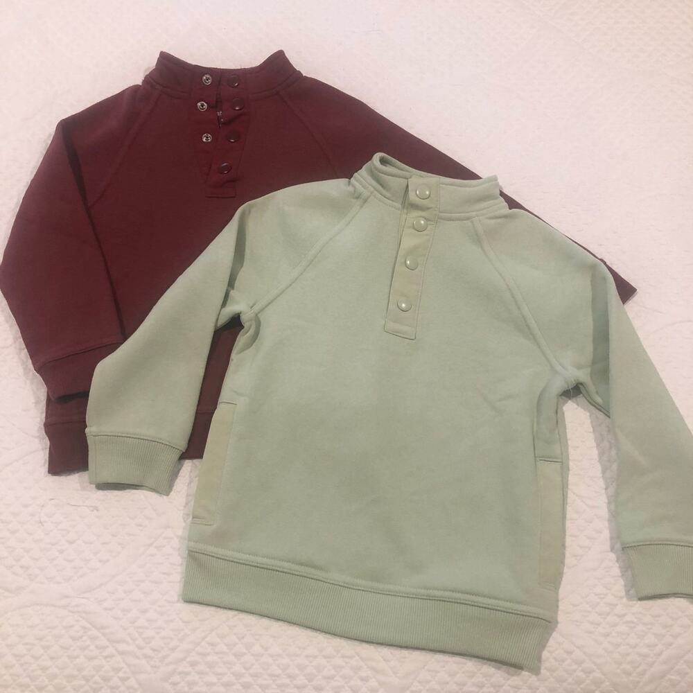 Cat & Jack boys xs 4/5 snap pullovers 2 pack